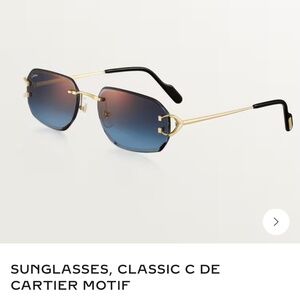 Cartier gold wire frames